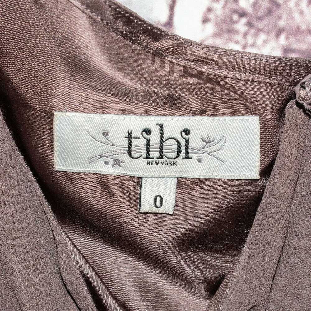 Tibi New York 100% Silk One Shoulder Mini Dress L… - image 3