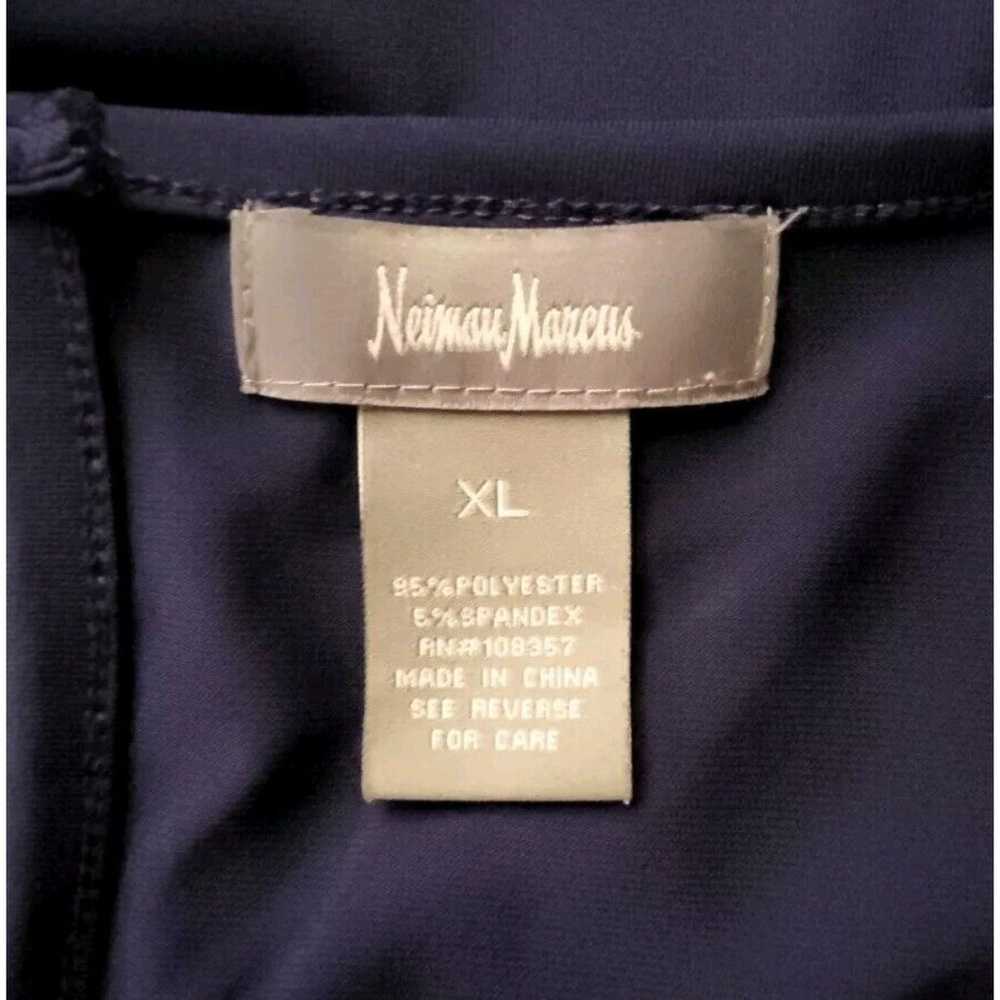 Neiman Marcus XL Maxi Dress Sleeveless Purple Key… - image 10