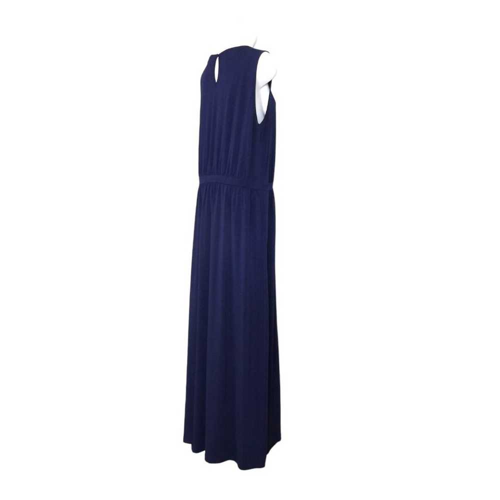 Neiman Marcus XL Maxi Dress Sleeveless Purple Key… - image 5