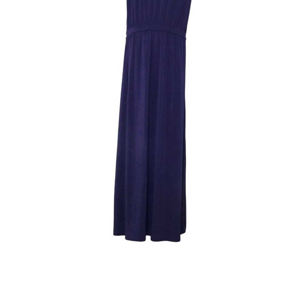 Neiman Marcus XL Maxi Dress Sleeveless Purple Key… - image 6