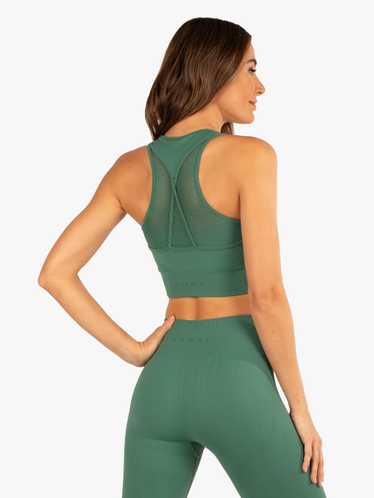 Koral Cedar Seamless Bra - Duffle Green