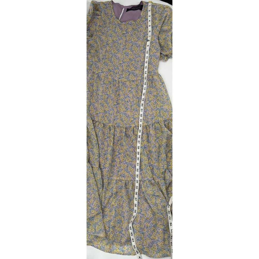 Code X Mode Maxi Peasant Dress Size Xs Tiered Chi… - image 12