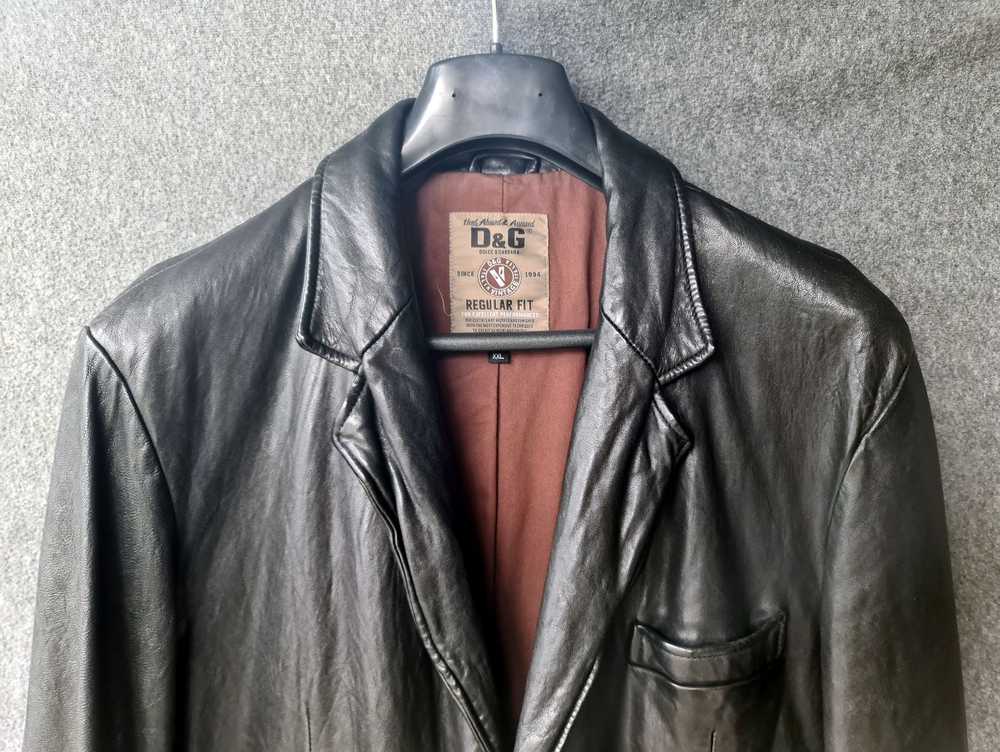 Italian Designers D&G Leather Jacket or Leather B… - image 2