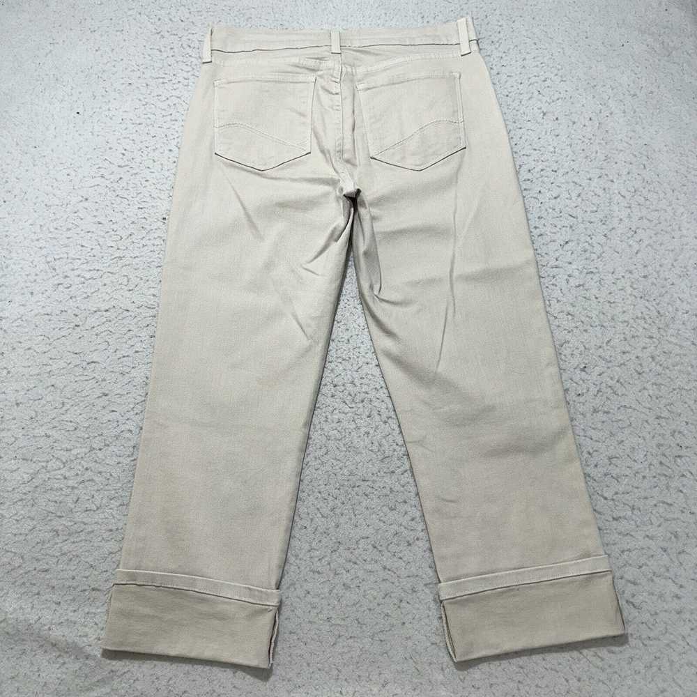 NYDJ NYDJ 6 Capri Jeans 30x23 Beige Straight Denim - image 5