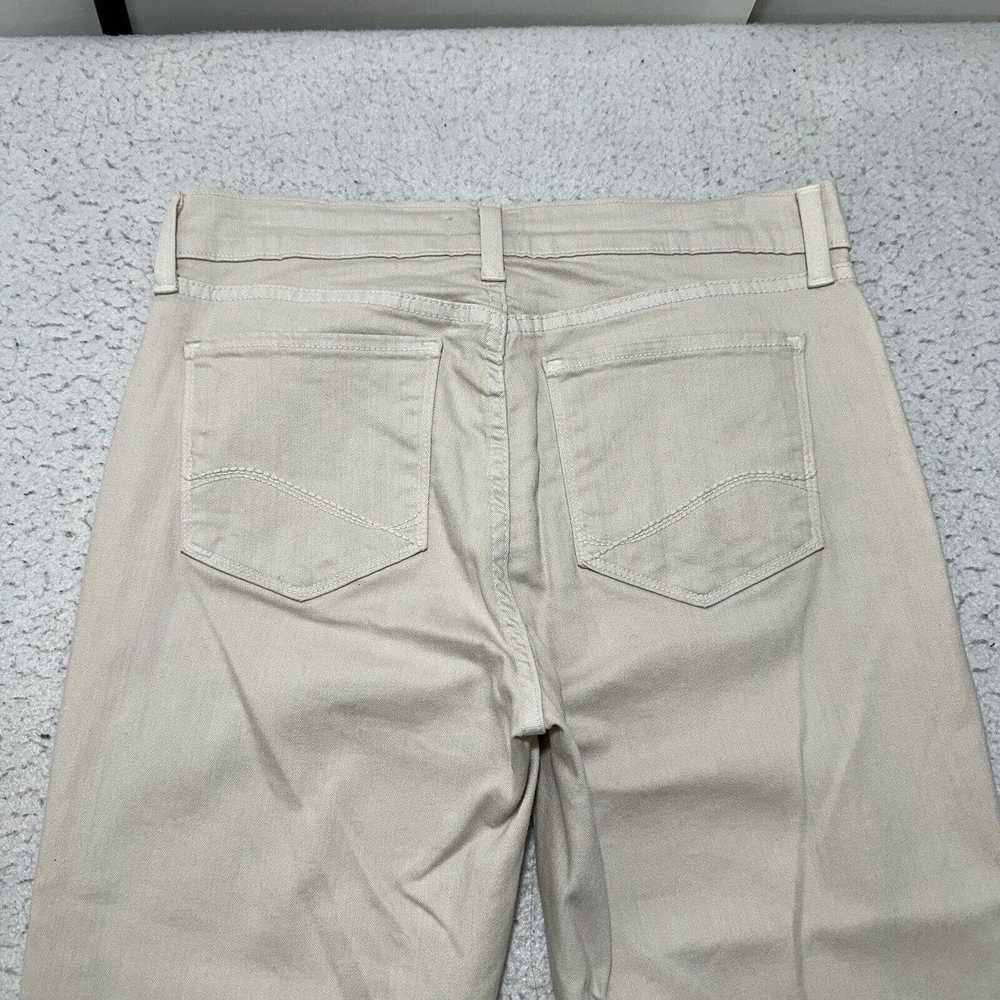 NYDJ NYDJ 6 Capri Jeans 30x23 Beige Straight Denim - image 6