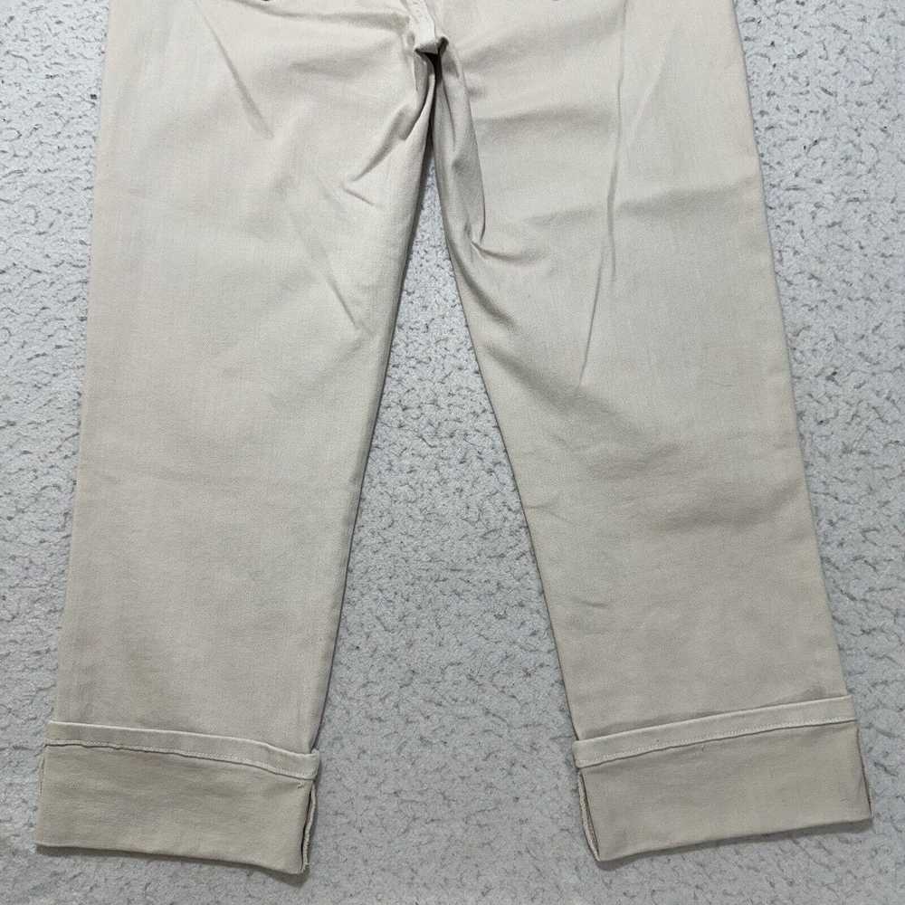 NYDJ NYDJ 6 Capri Jeans 30x23 Beige Straight Denim - image 7