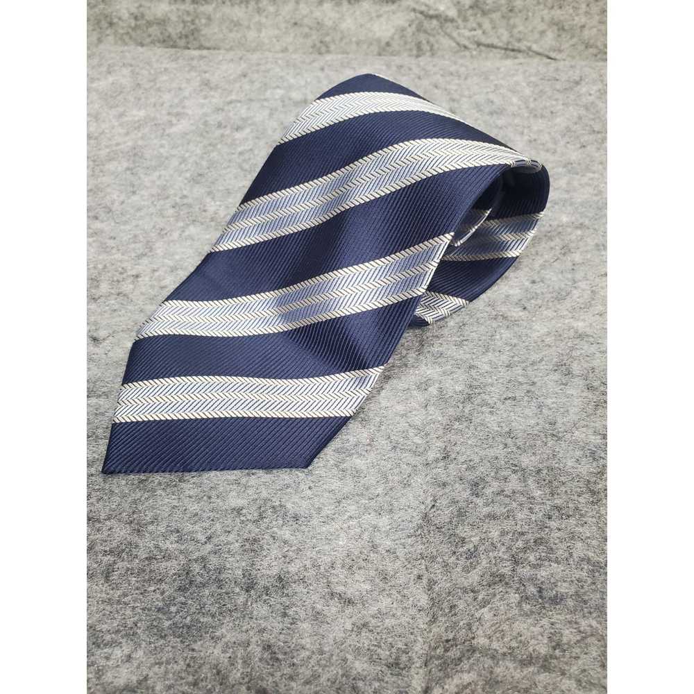 Piatelli Bruno Piattelli Men's Blue White Stripe … - image 1