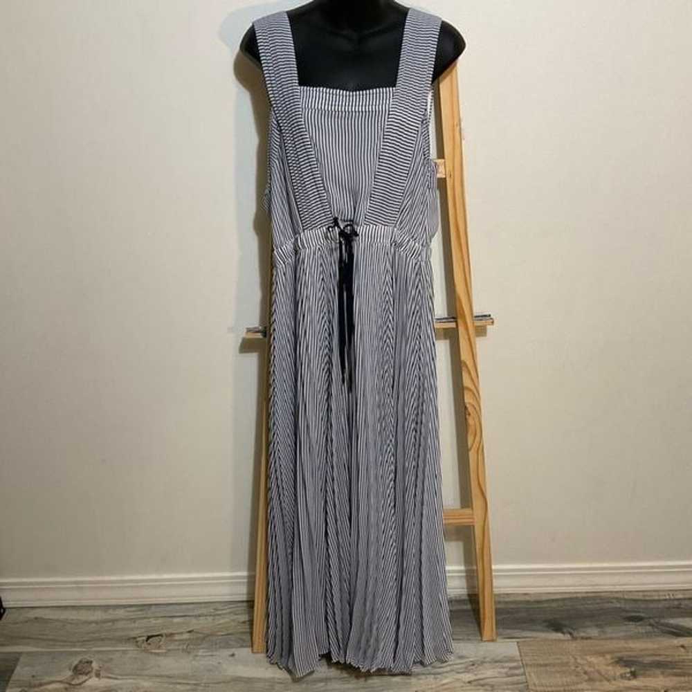 Maeve long dress w/cinch waist and side zipper-st… - image 1