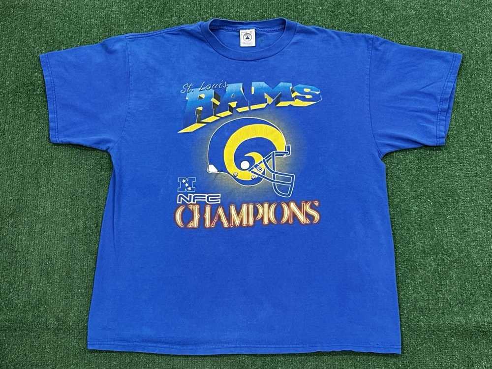 Delta × NFL × Vintage 90s St Louis Rams NFC Champ… - image 1