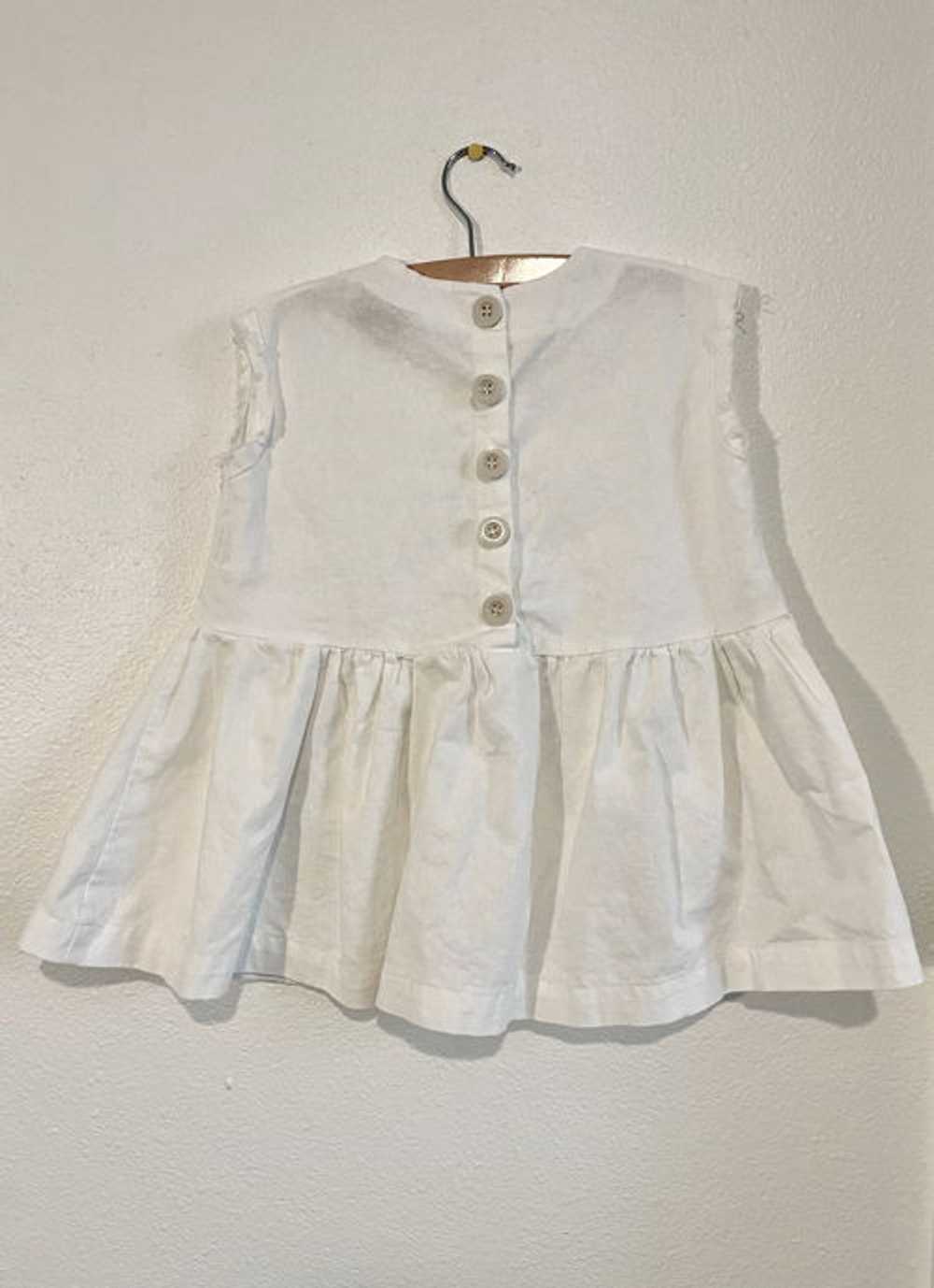HEY GANG The Sleeveless Pocket Dress White Linen - image 4