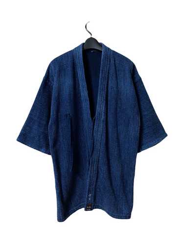 Indigo × Japanese Brand ANTIQUE INDIGO KENDO SASH… - image 1