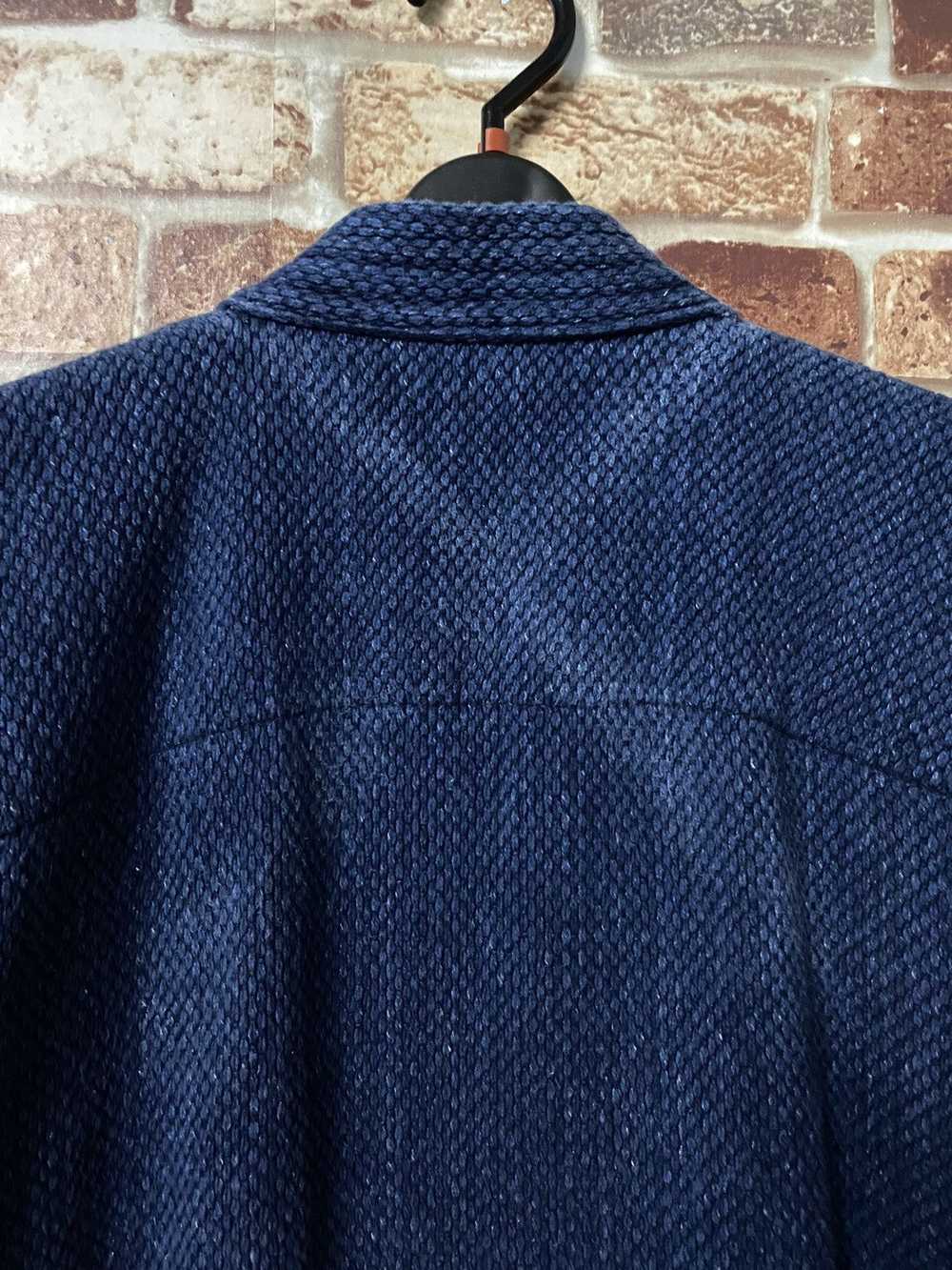 Indigo × Japanese Brand ANTIQUE INDIGO KENDO SASH… - image 5