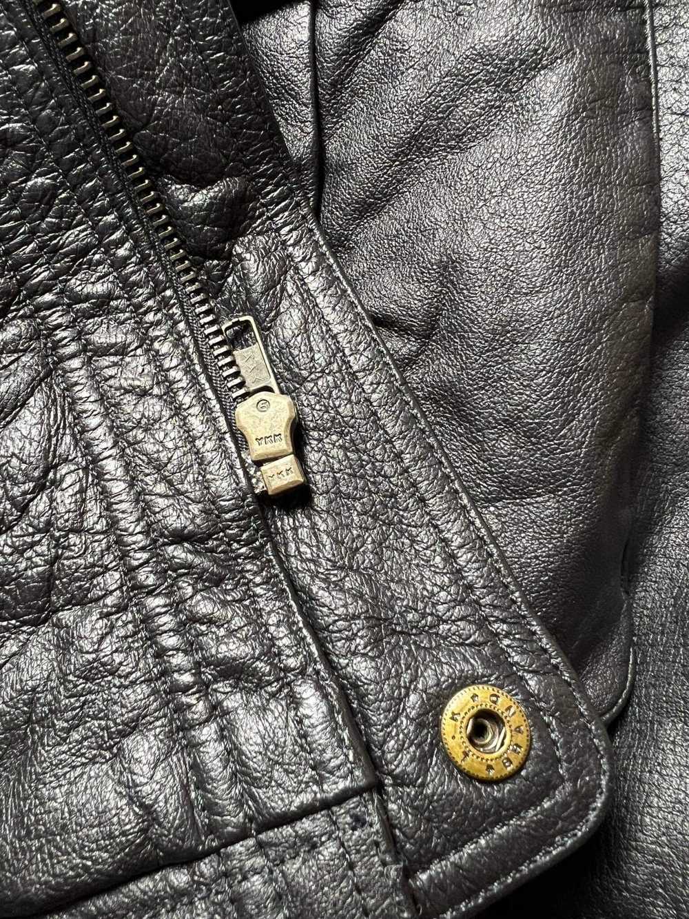 Avant Garde × Leather Jacket × Vintage Rare Vinta… - image 9