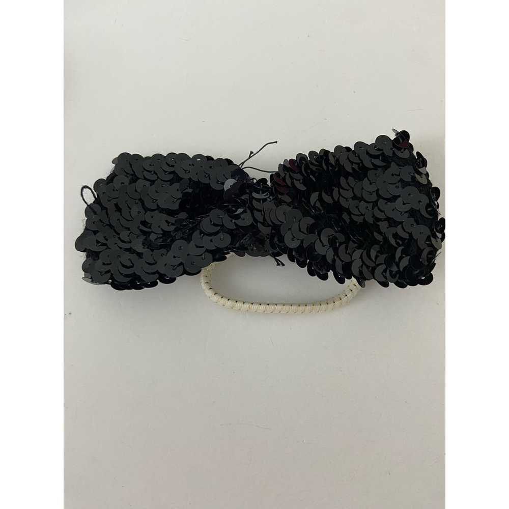 Generic Black sequin hair bow - image 1
