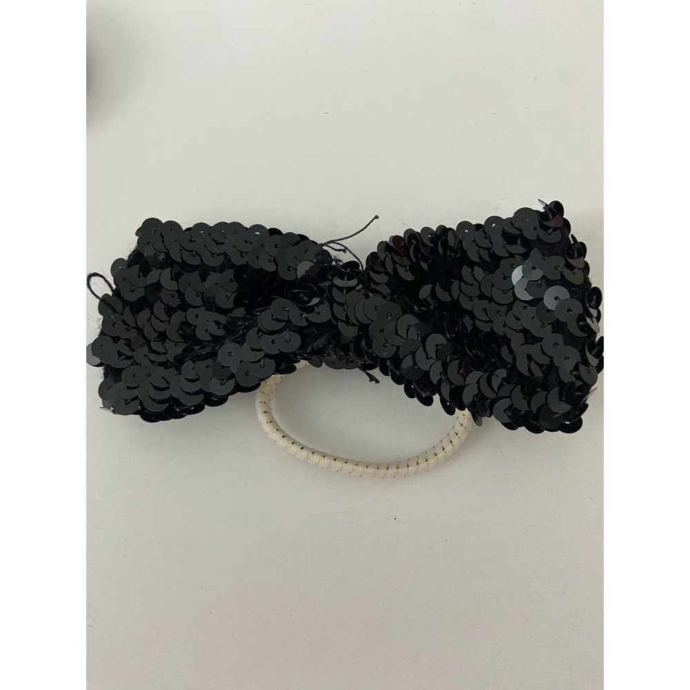 Generic Black sequin hair bow - image 3