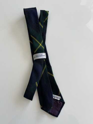 Burberry × Luxury × Vintage Tie Burberry’s 70’s m… - image 1