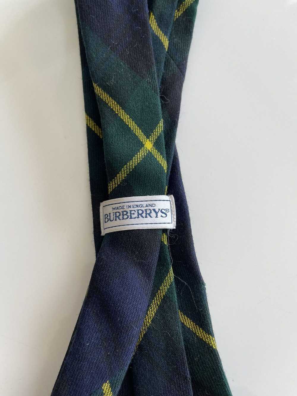 Burberry × Luxury × Vintage Tie Burberry’s 70’s m… - image 2