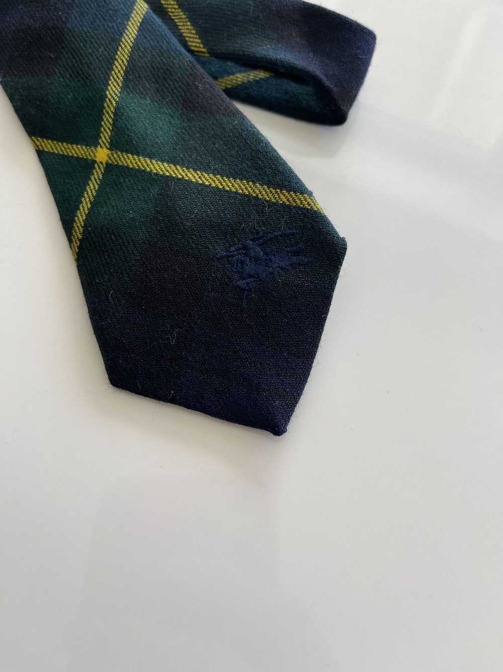 Burberry × Luxury × Vintage Tie Burberry’s 70’s m… - image 3