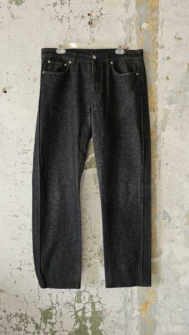 Jil Sander Jil Sander Wool Jeans with Tuxedo Strip