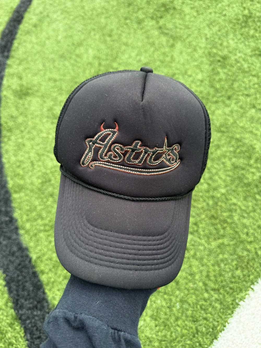 Hat × Trucker Hat × Vintage Houston Astros 80’s V… - image 2