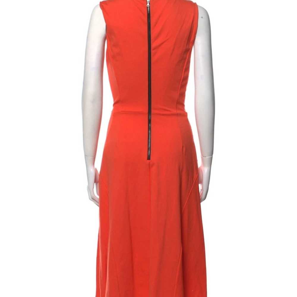Kobi Halperin A-Line Dress Orange Sleeveless with… - image 3