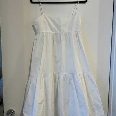 White Poplin Dress