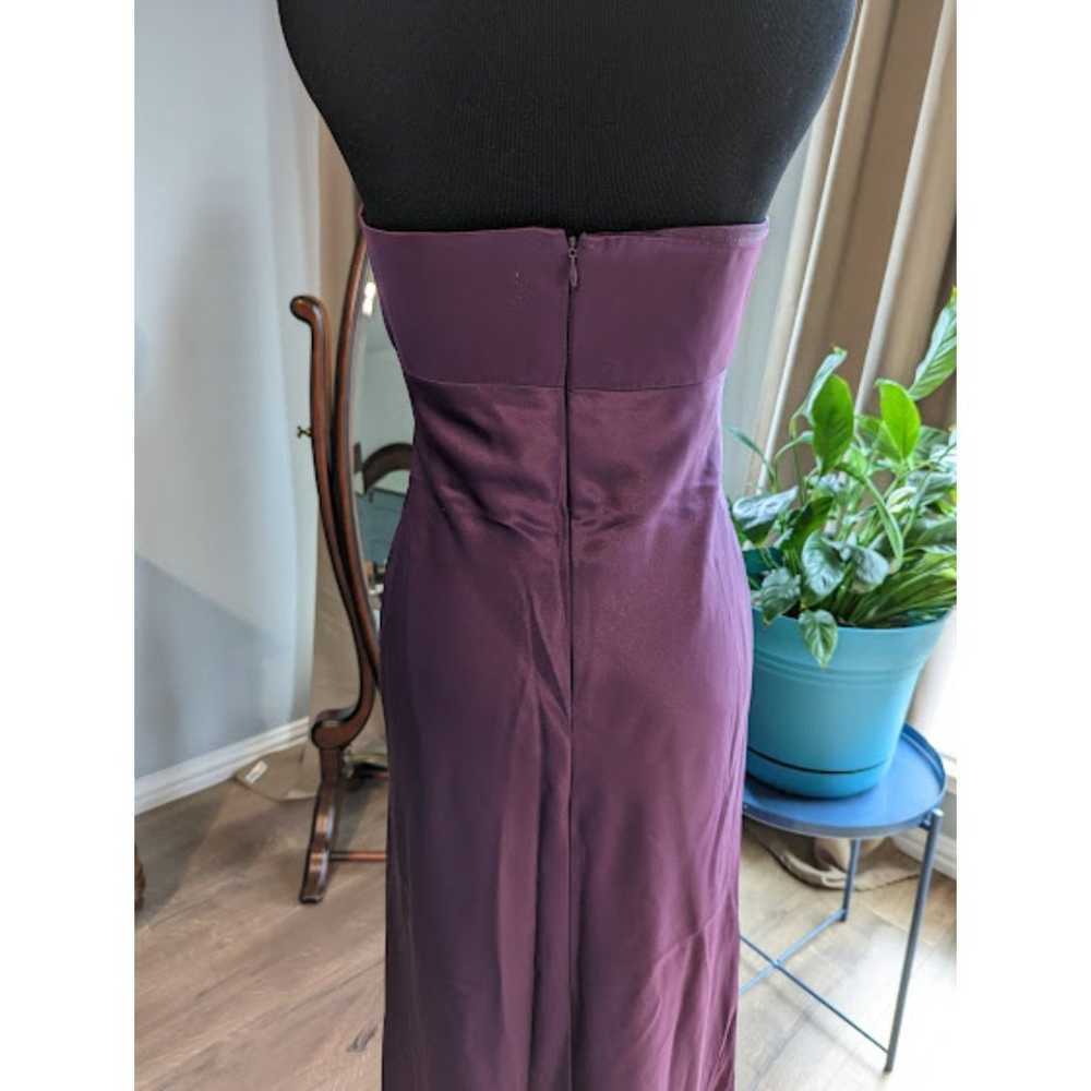 David's Bridal - Purple strapless formal gown Siz… - image 2