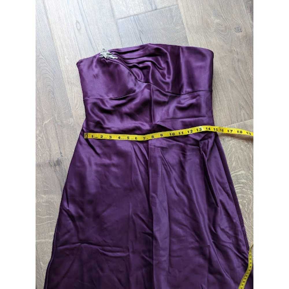 David's Bridal - Purple strapless formal gown Siz… - image 4