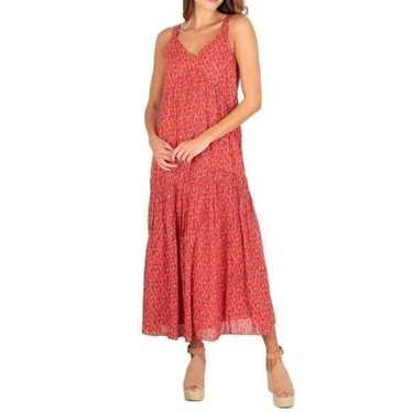 Joie Sleeveless Tiered Flowing Summer maxi Dress … - image 1