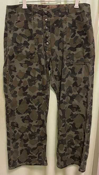 Kapital KAPITAL Camouflage Pattern Reversible Pant