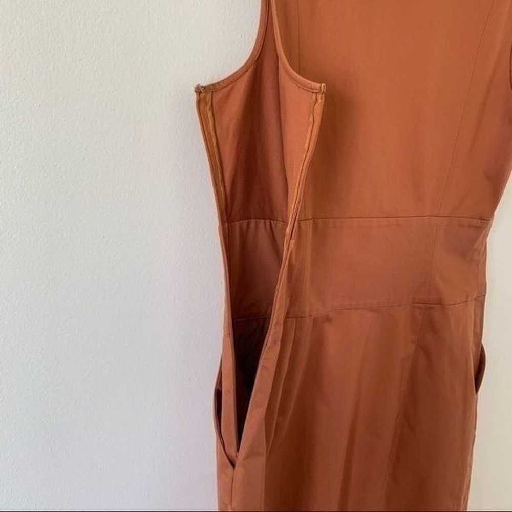 Ports 1961 Women’s Rust Orange Fitted Midi Sleeve… - image 7