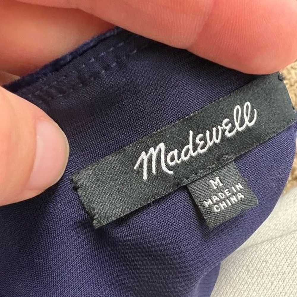 Madewell crushed velvet slip dress M - image 3