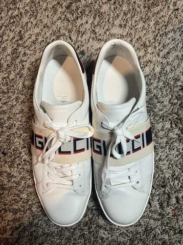 Gucci Gucci Ace Stripe Ivory Sneaker