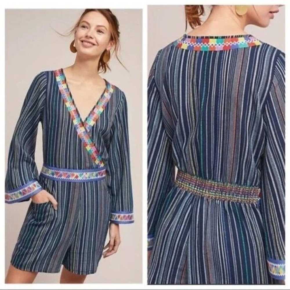 NEW Anthropologie Laia Nantucket Romper Size XS - image 1