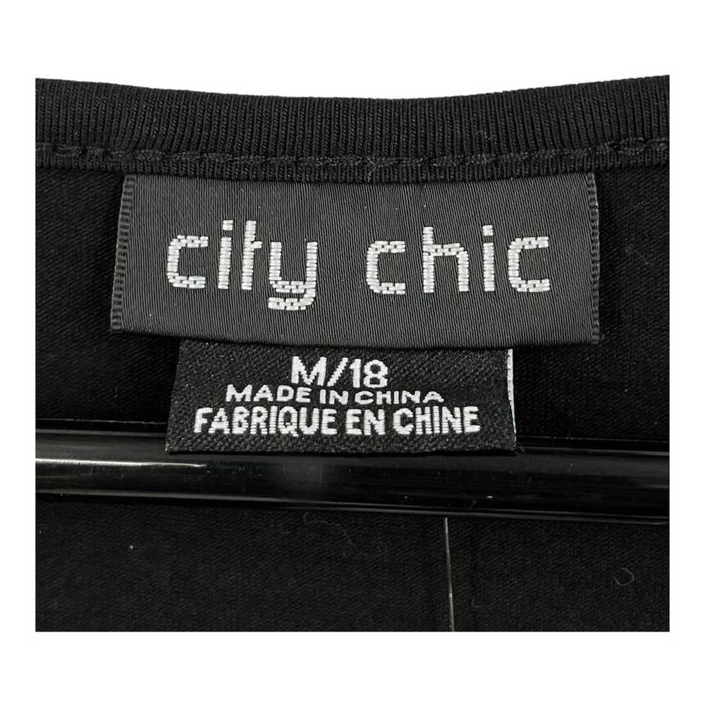 City Chic Womens size M 18 dress blue black Uptow… - image 3