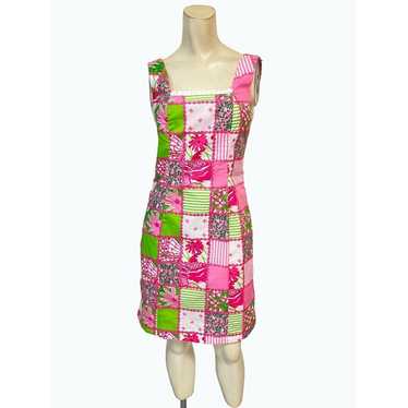 Lilly Pulitzer Floral Patchwork Sleeveless Dress 2