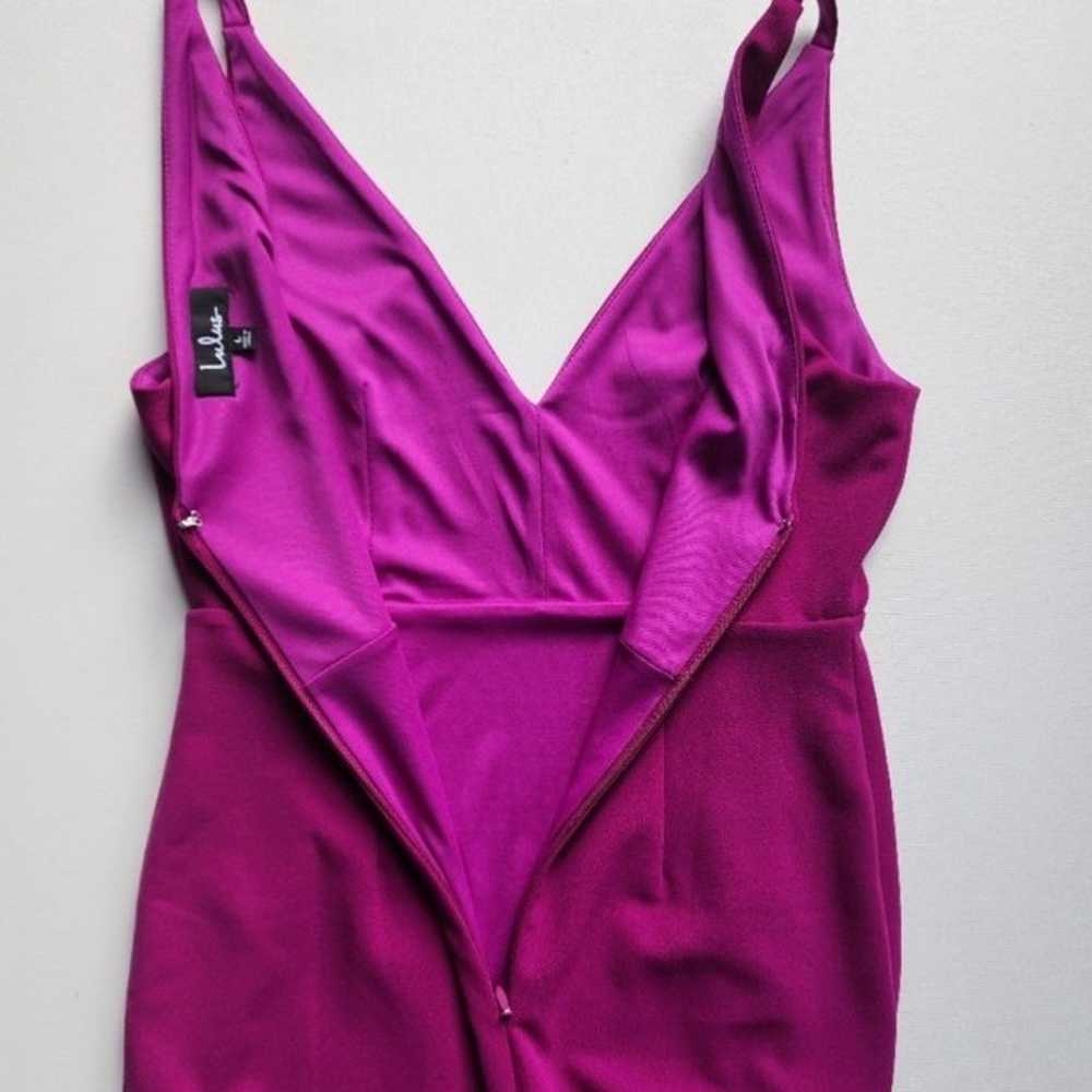 Lulus Melora Magenta Purple Sleeveless Maxi Dress… - image 4