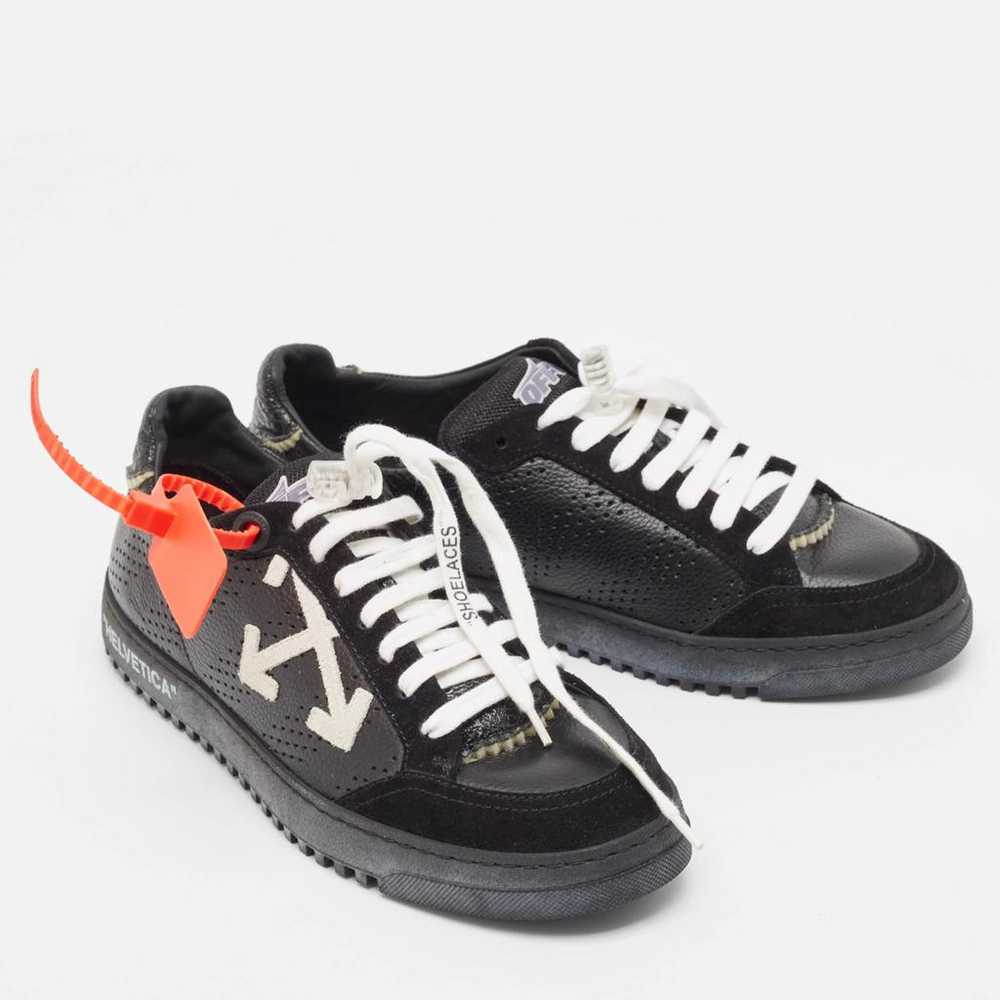 Off-White Leather trainers - image 3
