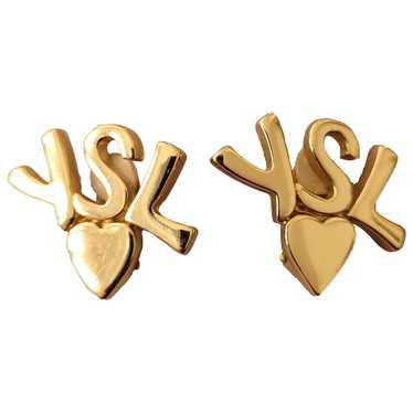 Yves Saint Laurent Yellow gold earrings - image 1