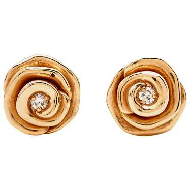 Dior Pink gold earrings