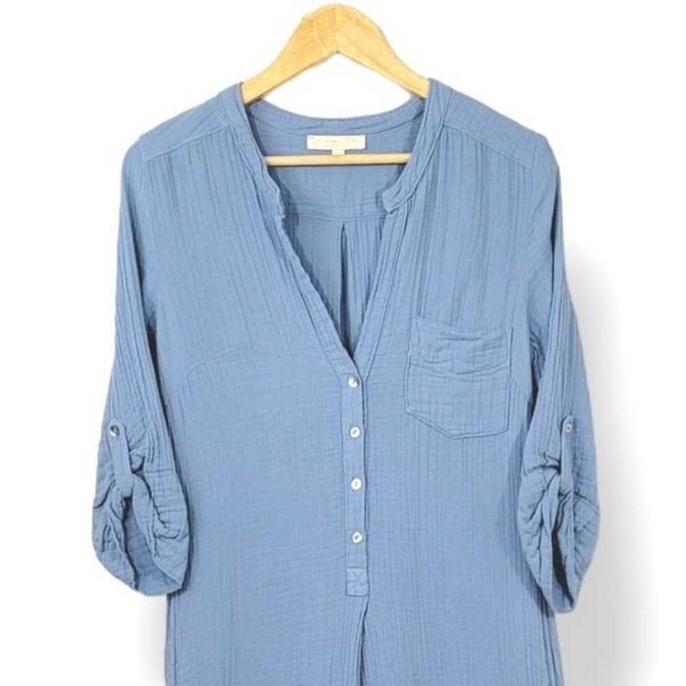 Everyday Ritual Tracey Caftan in Stonewash Blue C… - image 4
