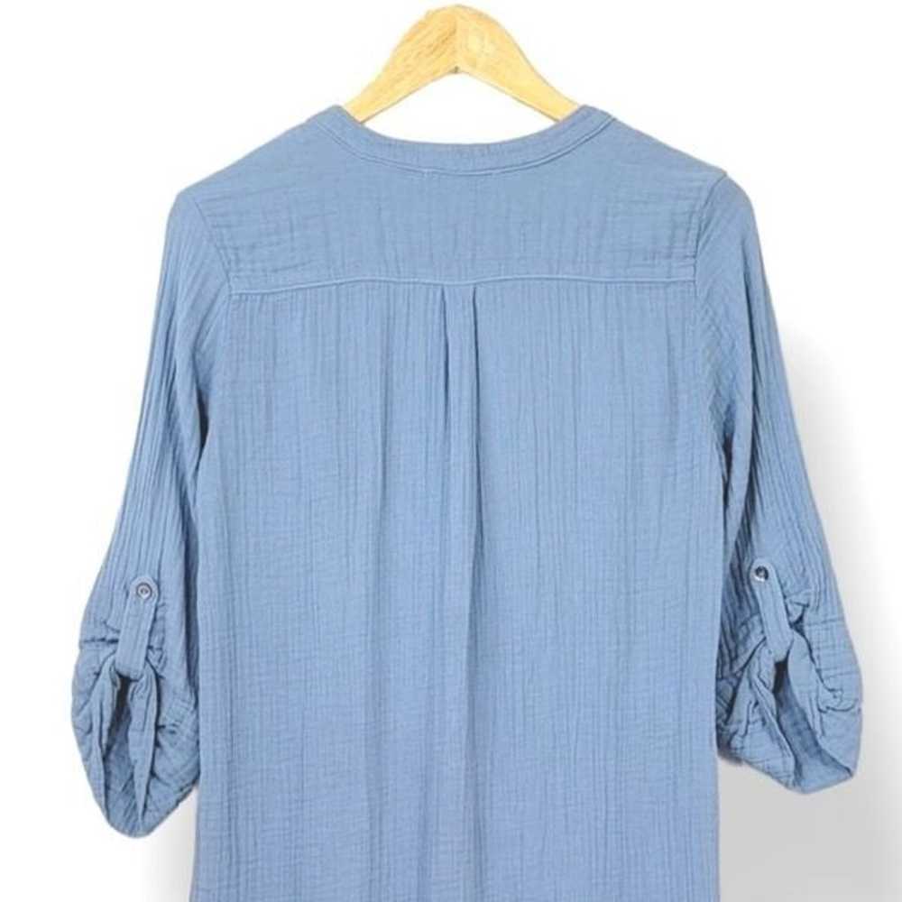 Everyday Ritual Tracey Caftan in Stonewash Blue C… - image 5