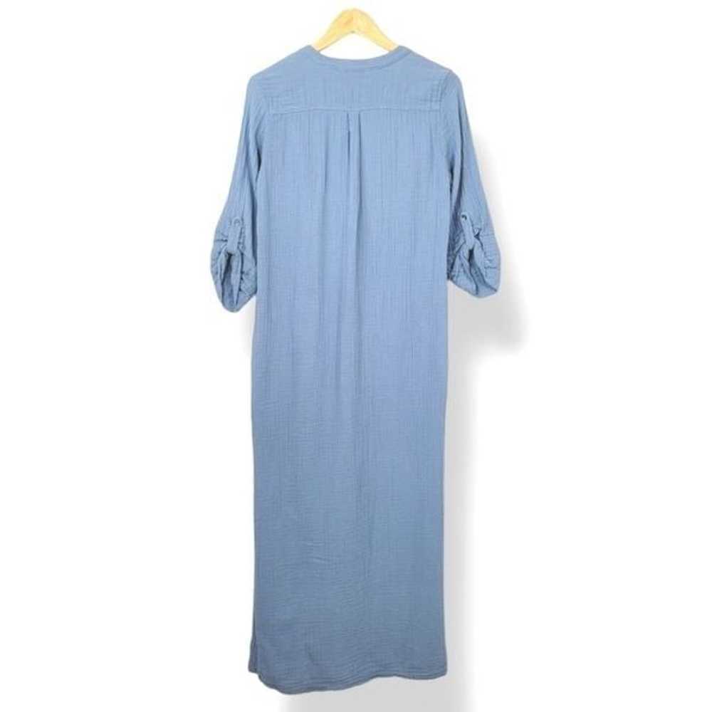 Everyday Ritual Tracey Caftan in Stonewash Blue C… - image 6