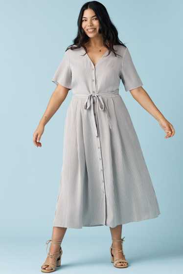 VETTA The Button Up Midi Dress