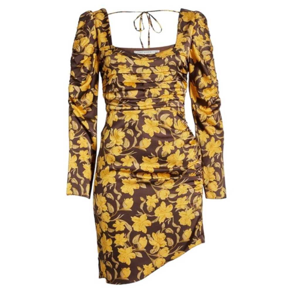 FLORET STUDIOS Brown Yellow Floral Shirred Long S… - image 10