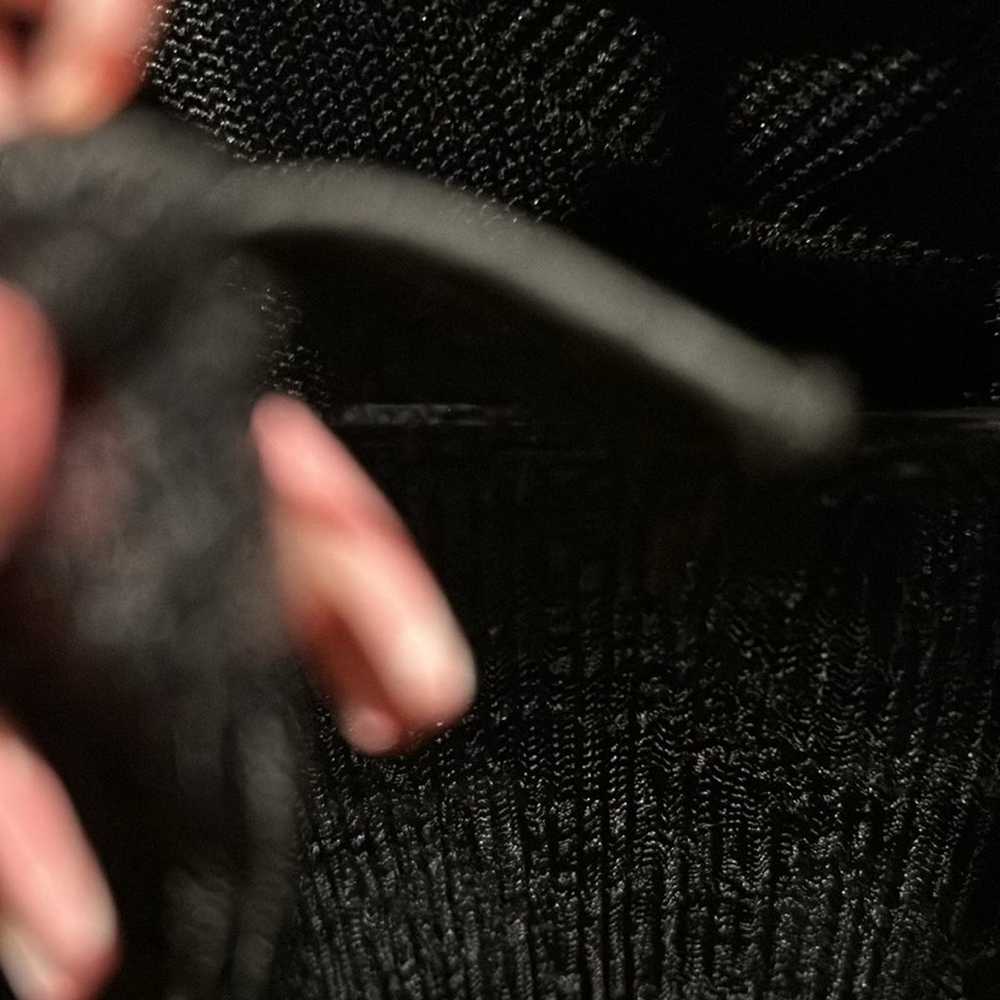 Zara Black LACE MIDI DRESS Semi-sheer midi dress … - image 9