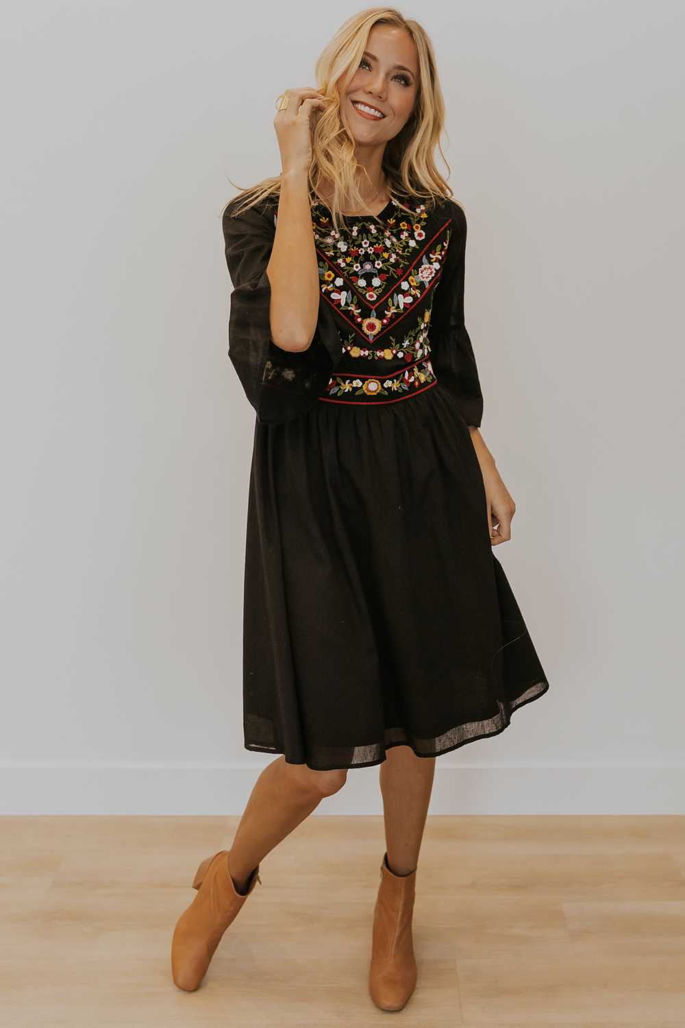 ROOLEE The DeMille Embroidery Dress - image 1