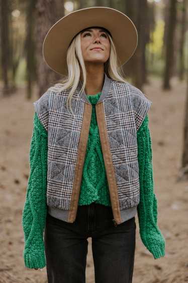 ROOLEE The Aspen Plaid Puffer Vest