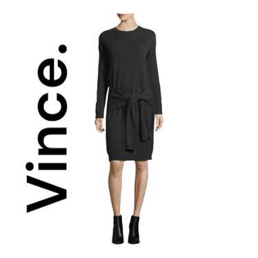 Vince womens large wool cashmere dress sweater ti… - image 1