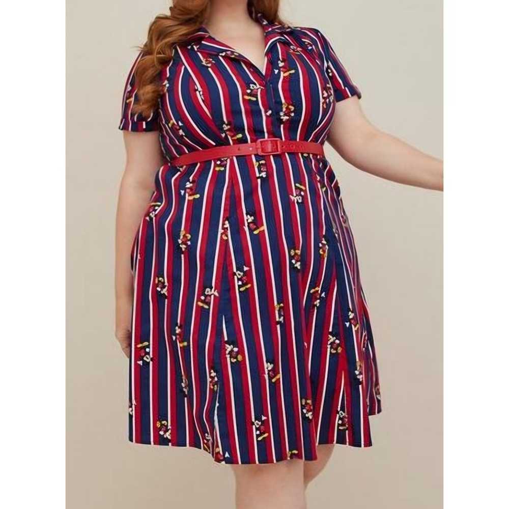 Torrid Disney Mickey Mouse Stripes Poplin dress. … - image 2